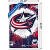 Trends International NHL Columbus Blue Jackets - Maximalist Logo 23 Framed Wall Poster Prints - 3 of 4