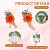 Unique Bargains Satin Romantic Durable Elegant Rose Corsage and Boutonnieres Set 2 Pcs - 3 of 4