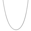 Black Bow Jewelry 1.65mm 14k White Gold Solid Wheat Chain Necklace - 3 of 4