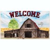 Olivia’s Home Welcome to the Ranch Doormat – 22" x 32" Western Coir Entry Rug with Rustic Lettering for Farmhouse or Country Decor - 2 of 3