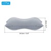 Unique Bargains Neck Support for Hiking Travel Flocked Inflatable Camping Pillows 2 Pcs 13.6" x 8.7" - 2 of 4