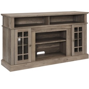 Dexmalle Gray Wash Classic TV Media Stand Modern Entertainment Console for TV Up to 65" with Open and Closed Storage Space - 1 of 4