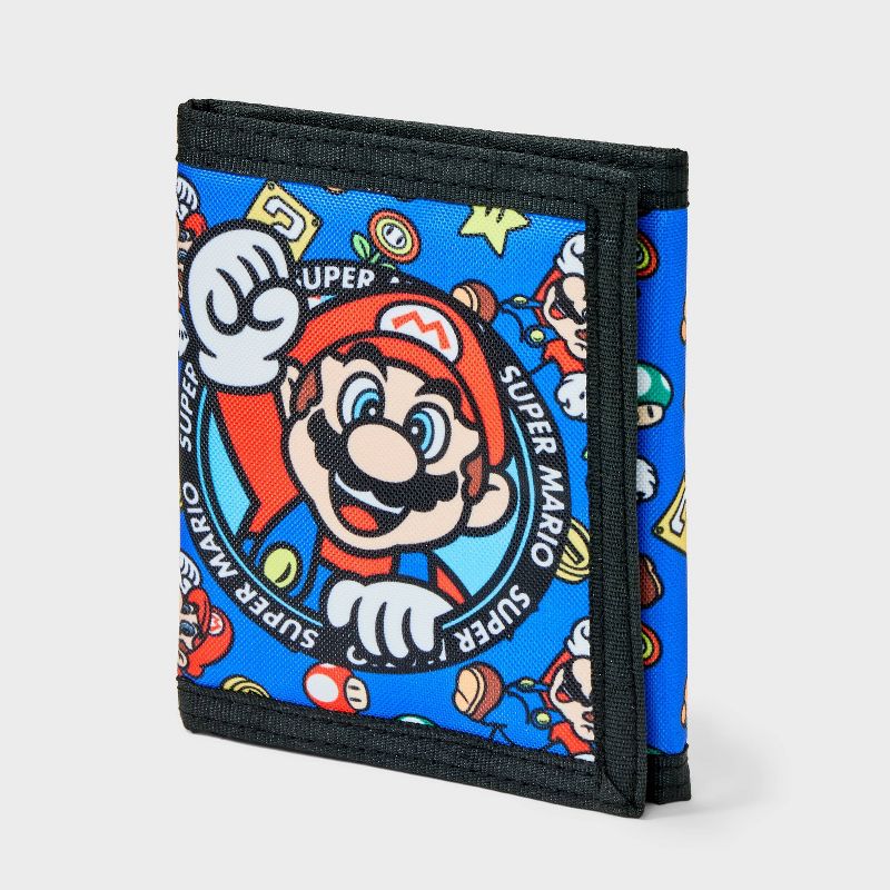 Boys&#39; Super Mario Wallet - Blue, 1 of 5