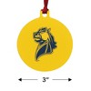 Central Oklahoma Secondary Logo Aluminum Holiday Christmas Tree Ornament - 3 of 4