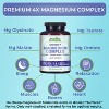 Why Not Natural 4-in-1 Magnesium Complex Supplement - Glycinate, Taurate, Malate, Orotate Blend - 300 mg per Serving, 120 Capsules - 3 of 4