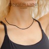 Black Rolo Chain For Women or Men 18" Length 3mm Width Lobster Clasp Ginger - 4 of 4