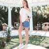 Anna-Kaci Women's Solid Cotton Stretchy Confident  Off Shoulder Casual T-Shirt Blouse - 4 of 4