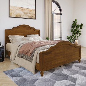 Home Design Hinton Panel Bed, Brown - 1 of 4