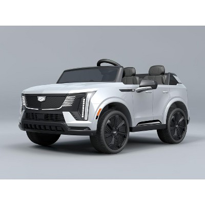Ride on Car for Kids, 2 Seater 24V Licensed Cadillac Electric Car Toy Toddlers Battery Powered Ride on Truck