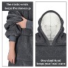 Solaris Women Flannel Blanket Hoodie Oversized Sweatshirt, Wearable Fleece Blanket Woman, Valentine’s Day Gift for Her - 2 of 4