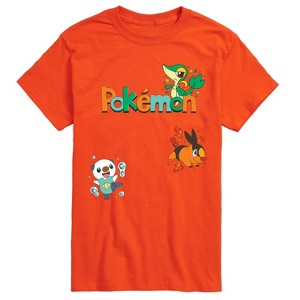 Men's - Pokémon - Snivy, Tepig, Oshawott Short Sleeve Graphic T-Shirt - 1 of 4