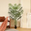 Dr.Planzen Artificial Palm in Pot Set, 5.5FT Faux Green Palm Plant, Fake Palm Tree for Home Decor (Set of 2) - 2 of 4