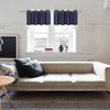 PiccoCasa Window Rod Pocket Valance Thermal Insulated Curtain Panels 2Pcs - 2 of 4