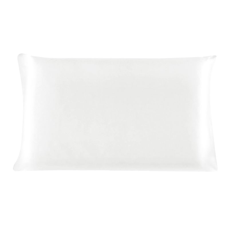 1 Pc 100% Mulberry Silk Fabric Pillow Case - PiccoCasa, 3 of 7