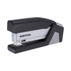 Bostitch InJoy Spring-Powered Compact Stapler, 20-Sheet Capacity, Black - 1 of 4