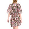 LA LEELA Women's Beachwear Summer Swim Beach Cover Ups for Swimwear Women Short Swing Swimsuit Coverups for Women Dress 2X-3X Multicolor Animal Icon - 3 of 3