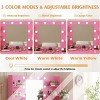 LACOO 43" Makeup Vanity with Mirrorand Adjustable Lights - 3 of 4