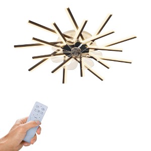 BestParts 36" Ceiling Fan with Lights - 6-Speed, Remote Control, Dimmable LED - 1 of 4