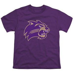 Western Carolina University Distressed Primary Kids T-Shirt For Youth Purple - 1 of 4