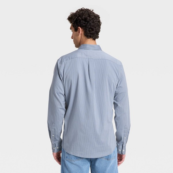 Camiseta casual de botones de manga larga para hombre - Goodfellow & Co™ 2