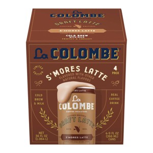 La Colombe S'mores Draft Latte Coffee Drink - 4pk/9 fl oz Cans - 1 of 4