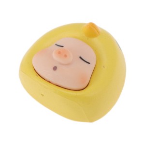 Unique Bargains Decorative Magnets Magnetic Fridge Sticker Irregular Shape Synthetic Resin Brown 1 Pc - 1 of 3