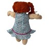 Doll Clothes Superstore Handmade Blue Flower Dress Fits 15 and also 16 Inch Cabbage Patch Kid Dolls - 4 of 4