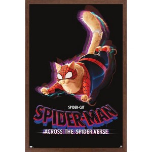 Trends International Marvel Spider-Man: Across The Spider-Verse - Spider-Cat Framed Wall Poster Prints - 1 of 4