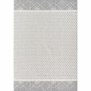 Hauteloom Nitya Light Gray Area Rug - 1 of 3