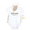 Hudson Baby Bodysuit, Short and Sock, Wild Little One - 2 of 4