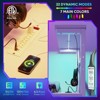 Bestier 44” Gaming Desk with Power Outlets & USB Ports, LED Computer Desk with 4-Tier Storage Shelves - 3 of 4