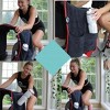 VisioGear Sweat Protection Towel, Handlebar Sweat Towel for Echelon Bike, Cycling Workout Towel with 4 Pocket, Black, 49"*14"*0.2" - 4 of 4