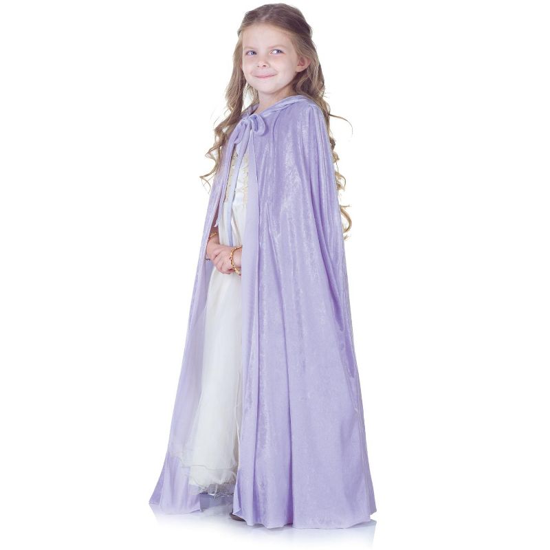 Underwraps Costumes Lavender Panne Costume Cape, 1 of 2