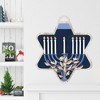 Happy Hanukkah Menorah II Hanging Ornament Artboard - 2 of 2