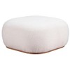 Zuo Pisco Ottoman Beige & Black - 3 of 4