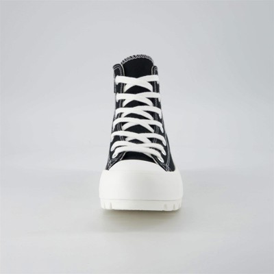 Женские кроссовки CUSHIONAIRE Women's Vespa high top Canvas Sneaker +Memory Foam and Side Zipper Black/White Zip 8.5 — фото 6