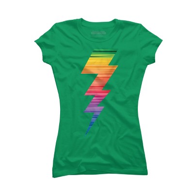 Adult Design By Humans Lightning Bolt Thunder Storm Pride By heybert00 T-Shirt