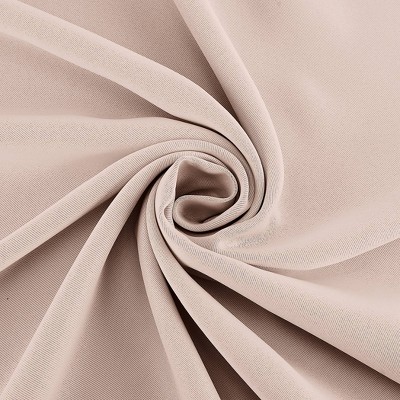 Gray Polyester Blackout Tab Top Curtain Panel, 40" x 63"
