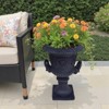 Wooakway 28" H Outdoor Urn Planters Decor Garden Pots Indoor Urn Filters - 2 of 4