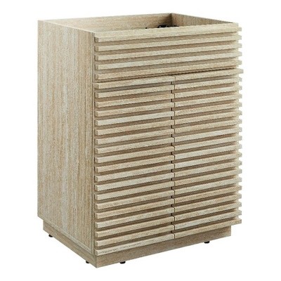 Modway Render 24 inch Faux Travertine Bathroom Vanity Cabinet (Sink Not Included) by Modway