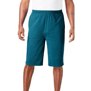 KingSize Lightweight Extra Long Jersey Shorts - 1 of 4