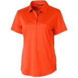 Cutter & Buck Prospect Textured Stretch Womens Short Sleeve Polo Shirt