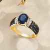 Ross-Simons 2.60 ct. t.w. Sapphire Ring With Diamond Accents in 14kt Yellow Gold - 4 of 4