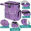 PetAmi Dog Travel Bag, Pet Supplies Accessories Organizer, Traveling Camping Weekend Essentials Kit, Food Container Collapsible Bowls - 3 of 4