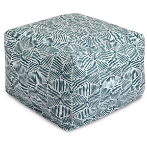 Majestic Home Goods,Ottoman Pouf Charlie Beige - 1 of 4