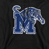 University of Memphis Official Distressed Primary Logo Adult Pull-Over Hoodie - 2 of 4
