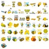 Wrapables Waterproof Vinyl Stickers for Water Bottles, Laptop, Phones, Skateboards, Decals for Teens, 110pcs, Bumblebees - 4 of 4