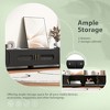 Bella Depot Modern TV Stand for TVs up to 80", Entertainment Center with Glass Door, 2 Drawers and Cabinets - 4 of 4