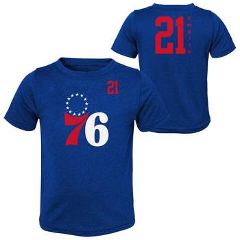 NBA Philadelphia 76ers Youth Embiid Performance T-Shirt