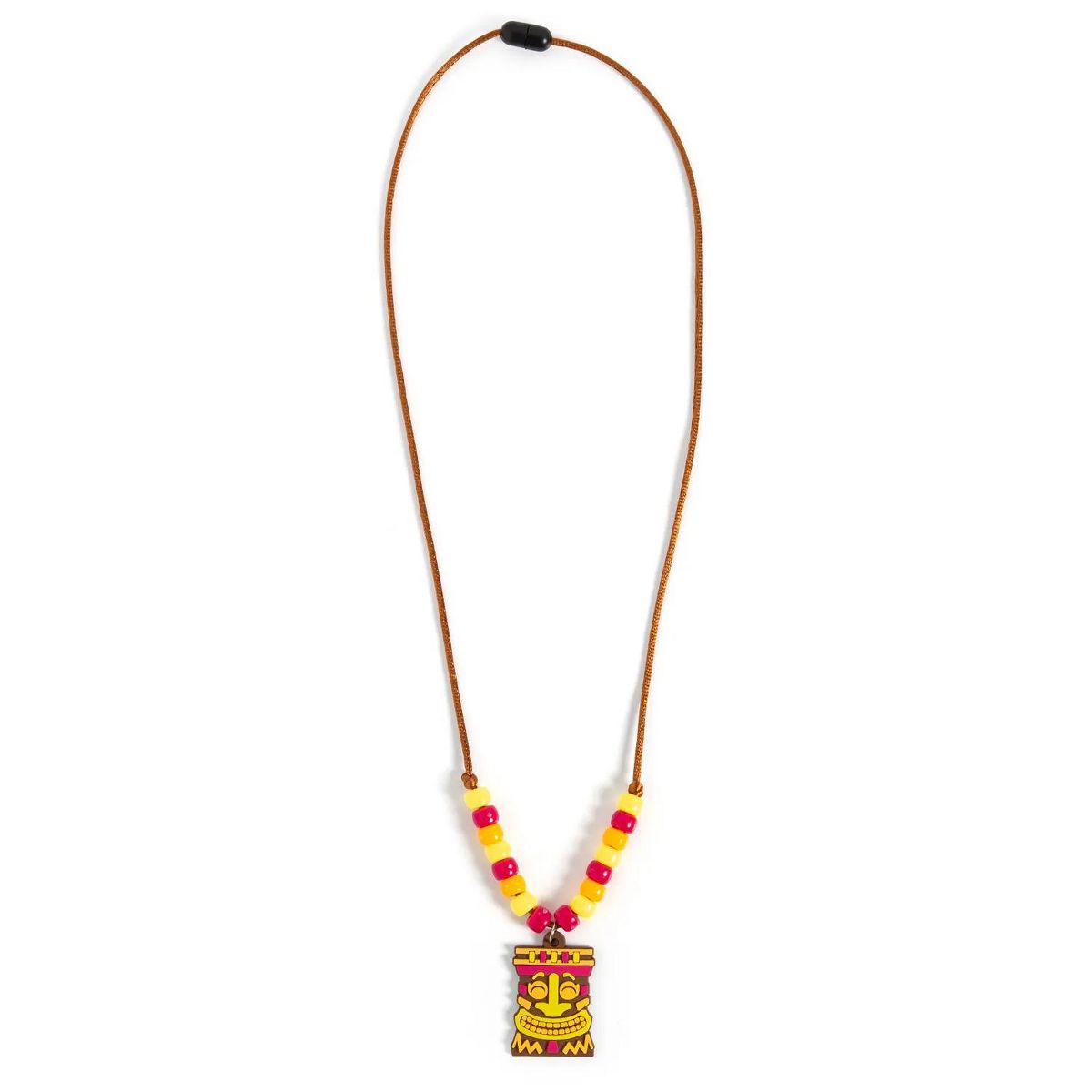 30" Luau-Themed Tiki Necklace Craft Kit - Makes 12